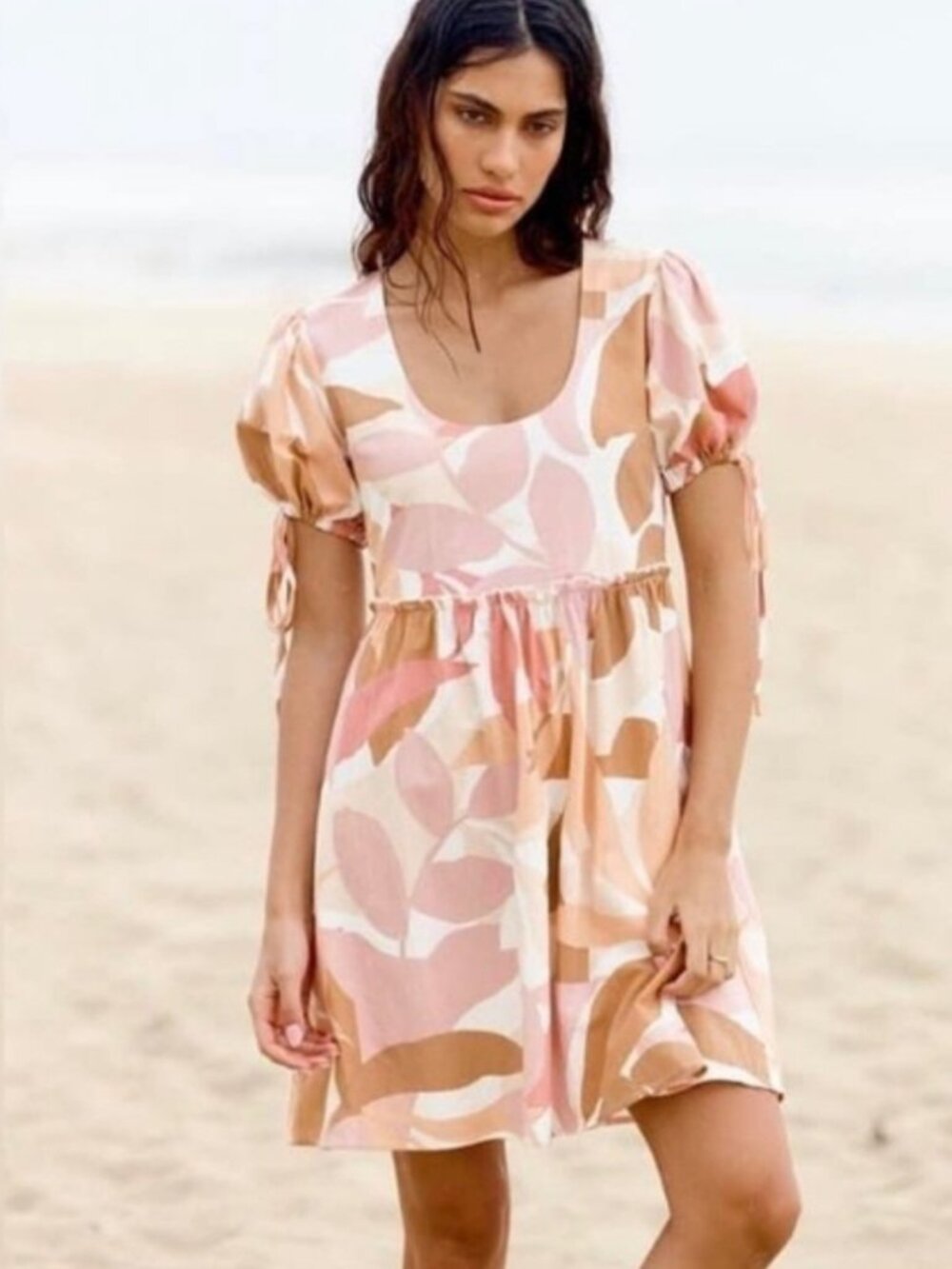 ANTHROPOLOGIE GIRL AND THE SUN AVERY DRESS SMALL